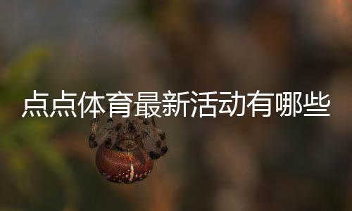 点点体育最新活动有哪些?优惠、规则与新手参与步骤一文看懂