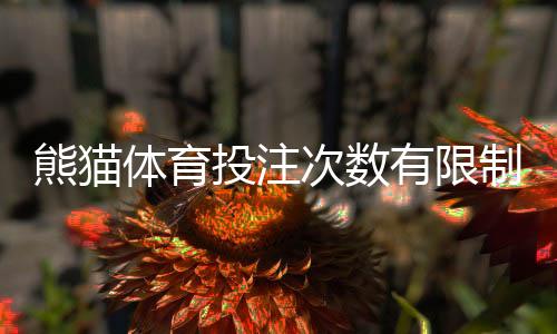 熊猫体育投注次数有限制吗?投注频次、单注额度与风控规则全解析