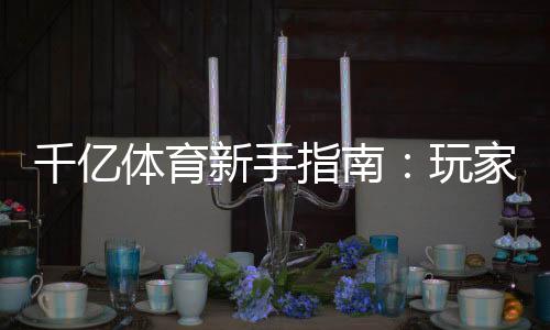 千亿体育新手指南:玩家必读