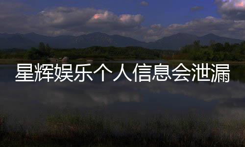 星辉娱乐个人信息会泄漏吗?深度解析平台安全性与防护措施