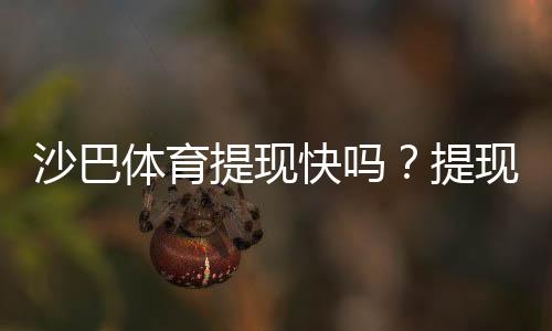 沙巴体育提现快吗?提现流程、到账速度与常见问题全解析