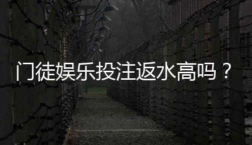 门徒娱乐投注返水高吗?揭秘高返水活动与实战技巧