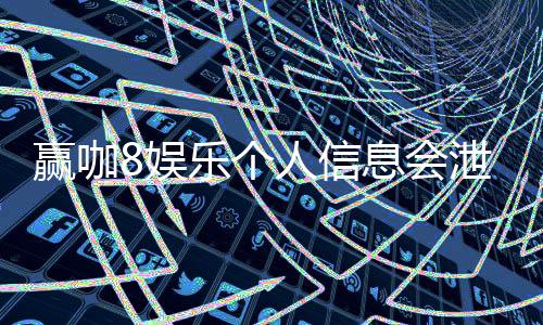 赢咖8娱乐个人信息会泄漏吗?深度解析平台安全性与隐私保护措施