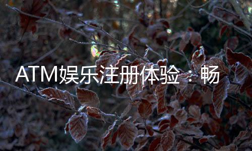 ATM娱乐注册体验:畅享顶级棋牌电游的尊贵之旅