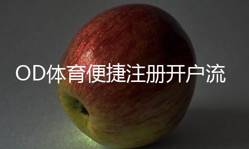 OD体育便捷注册开户流程详解:新手快速完成注册、实名认证与充值指南