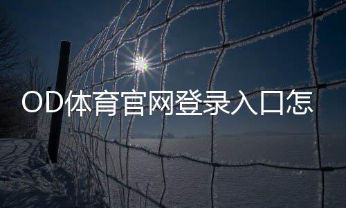 OD体育官网登录入口怎么登录?官方教程、注册流程与安全注意事项